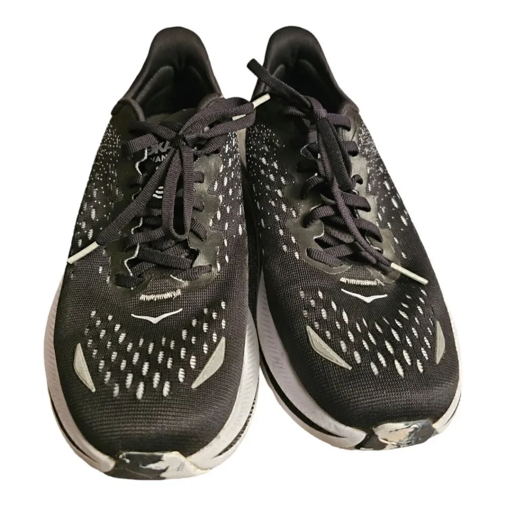 HOKA Kawana‎ Black White Sneakers - Size 8.5D